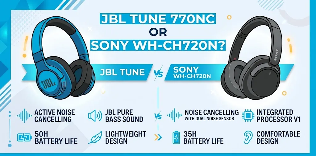 JBL Tune 770NC or Sony WH-CH720N