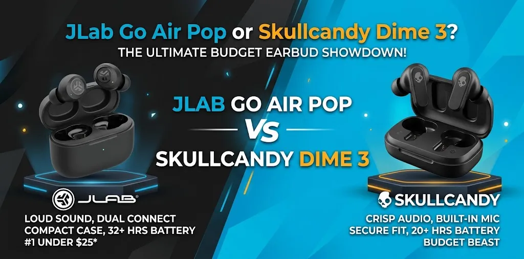 JLab Go Air Pop or Skullcandy Dime 3?