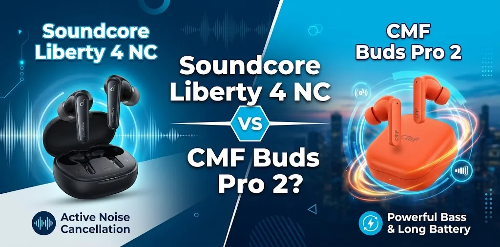 Soundcore Liberty 4 NC or CMF Buds Pro 2