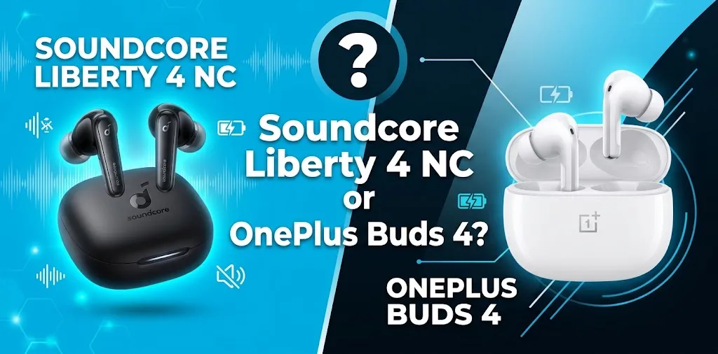 Soundcore Liberty 4 NC or OnePlus Buds 4