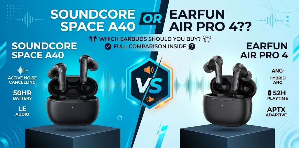 Soundcore Space A40 or EarFun Air Pro 4